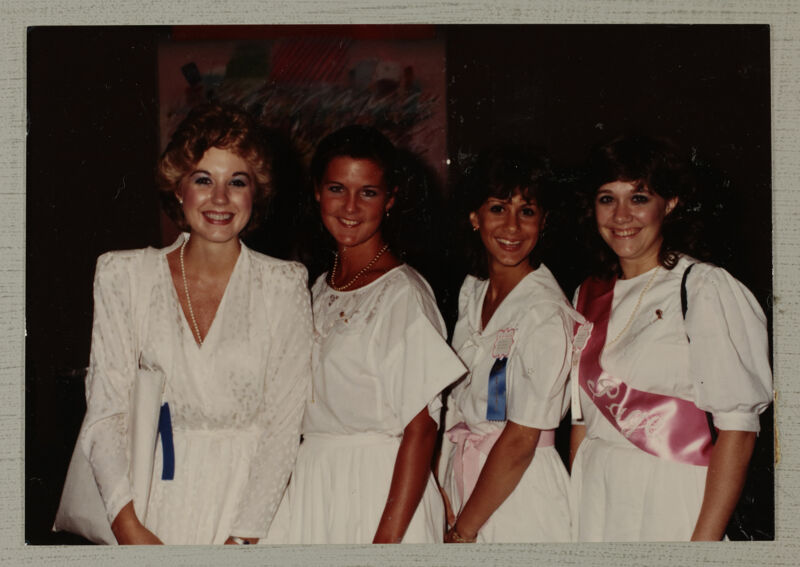 Four Unidentified Phi Mus at Convention Photograph 1, June 30-July 5, 1984 (Image)