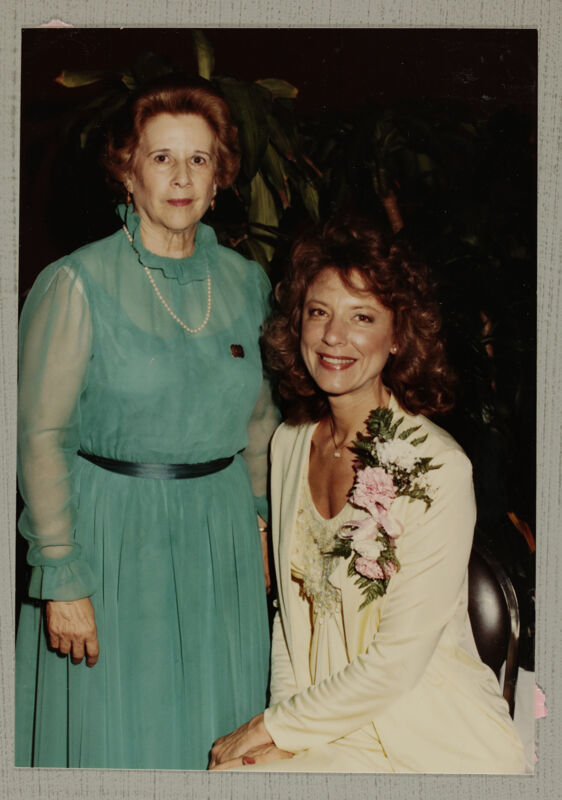 Adele Williamson and Pat Wadsworth at Convention Photograph, June 30-July 5, 1984 (Image)