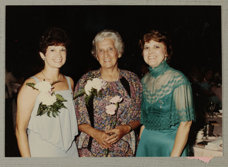 Judy Price with Unidentified Phi Mus at Convention Photograph, June 30-July 5, 1984 (Image)