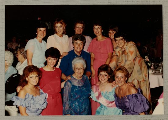 Fourteen Phi Mus at Carnation Banquet Photograph 2, June 30-July 5, 1984 (image)