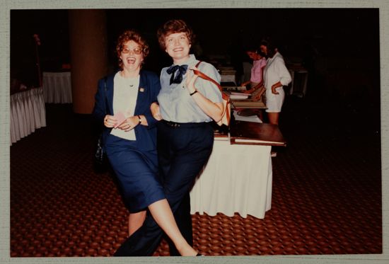 Lynne King and Margaret Mohrmann at Convention Photograph, June 30-July 5, 1984 (image)