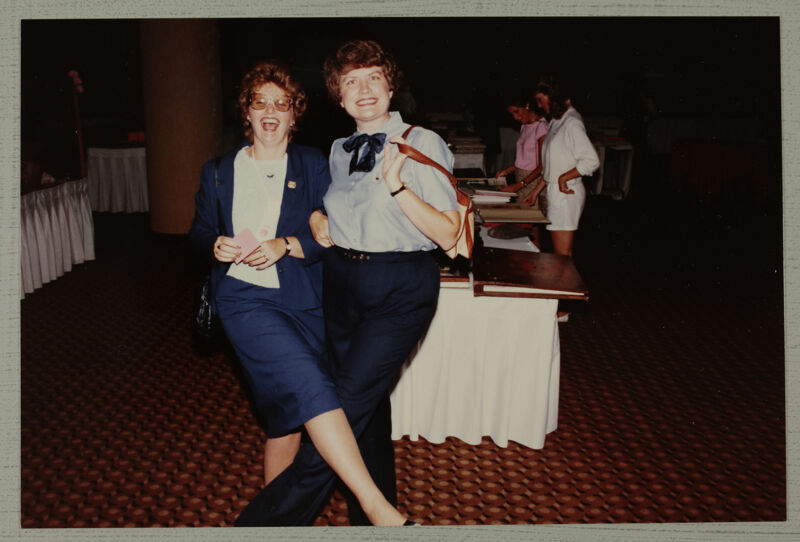 Lynne King and Margaret Mohrmann at Convention Photograph, June 30-July 5, 1984 (Image)
