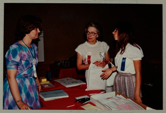 Nyla Bailey, Clarice Shepherd, and Unidentified Talk in Convention Office Photograph, June 30-July 5, 1984 (image)