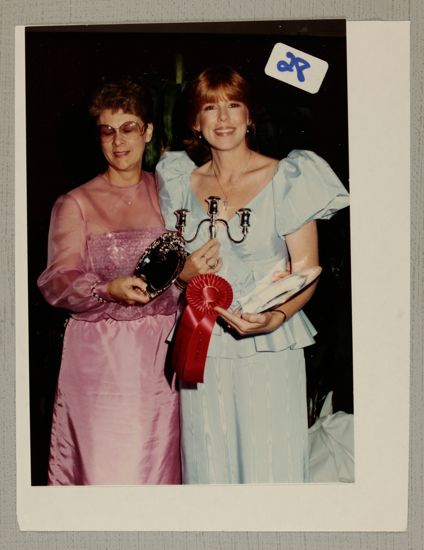 Linda Litter and Dodie Livingston With Awards at Convention Photograph, June 30-July 5, 1984 (image)