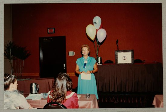 June Bailey Speaking at Convention Photograph, June 30-July 5, 1984 (image)