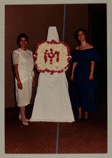 Two Unidentified Phi Mus at Convention Memorial Service Photograph, June 30-July 5, 1984 (image)