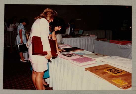 Phi Mus Viewing Convention Scrapbook Display Photograph 2, June 30-July 5, 1984 (image)