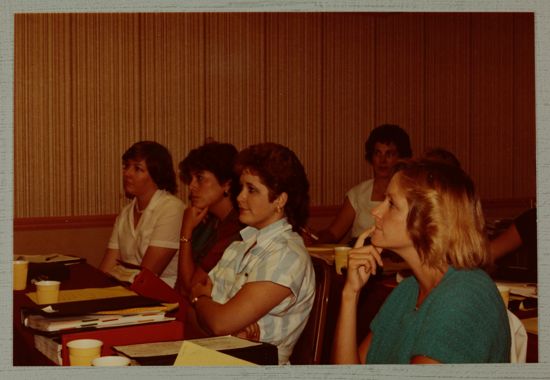 Five Phi Mus at Convention Officer Training Photograph, June 30-July 5, 1984 (image)