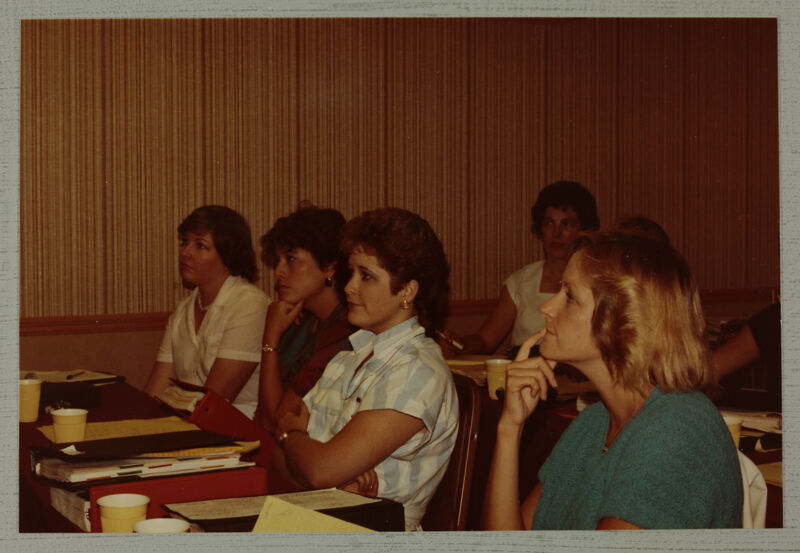 Five Phi Mus at Convention Officer Training Photograph, June 30-July 5, 1984 (Image)
