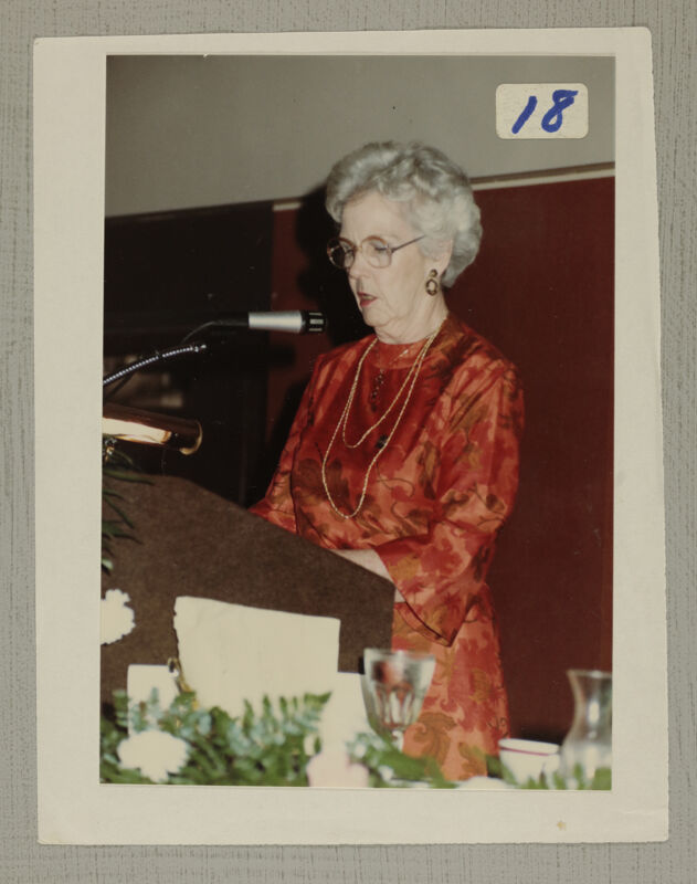Ada Henry Speaking at Convention Photograph, June 30-July 5, 1984 (Image)