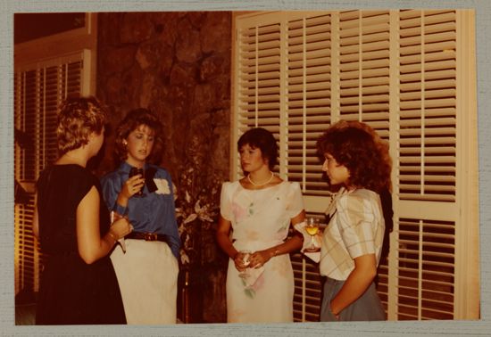 Four Phi Mus at Convention Reception Photograph, June 30-July 5, 1984 (image)