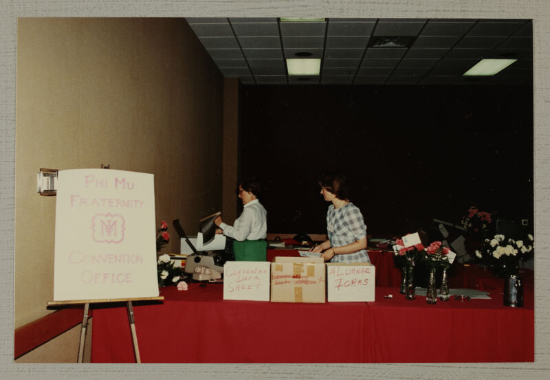 Convention Office Photograph, June 30-July 5, 1984 (Image)