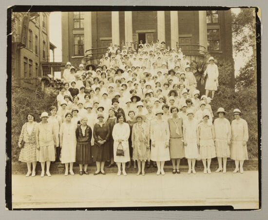 Convention Attendees Photograph 1, June 28-July 2, 1927 (image)
