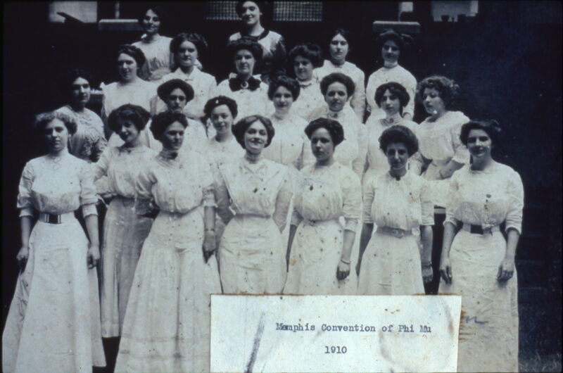 Convention Attendees Slide, June 21-24, 1910 (Image)