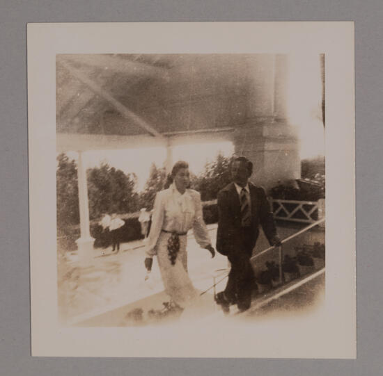 Esther Williams and Friend on Mackinac Island Photograph, July 12-17, 1946 (image)