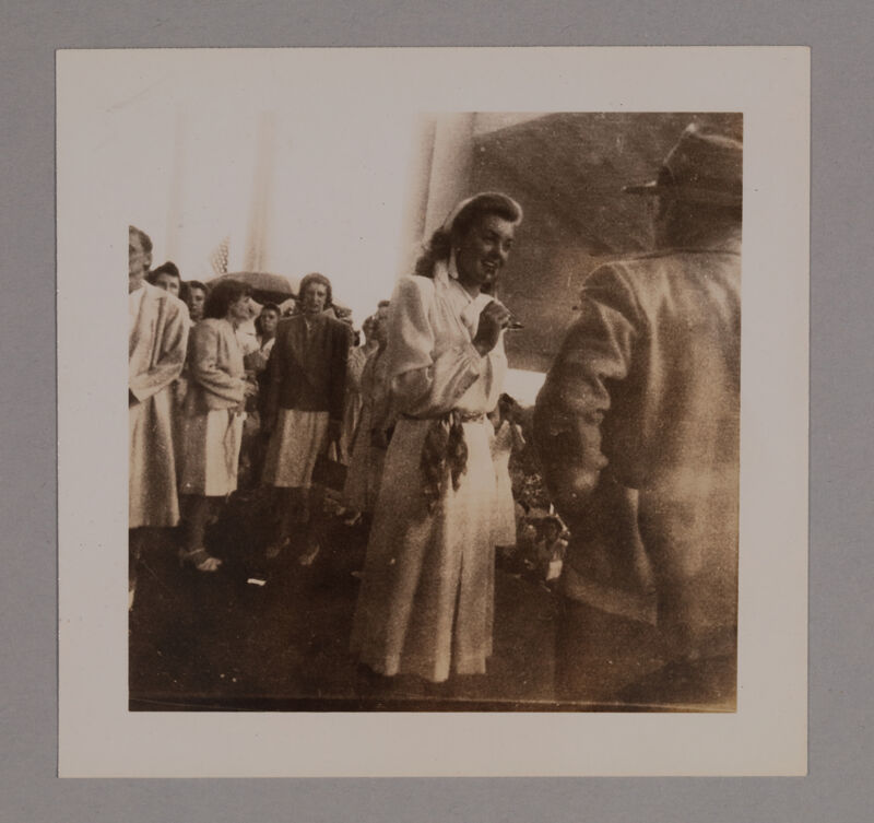 Esther Williams on Mackinac Island Photograph, July 12-17, 1946 (Image)