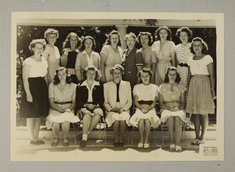 District IV Phi Mus at Convention Photograph, July 12-17, 1946 (Image)
