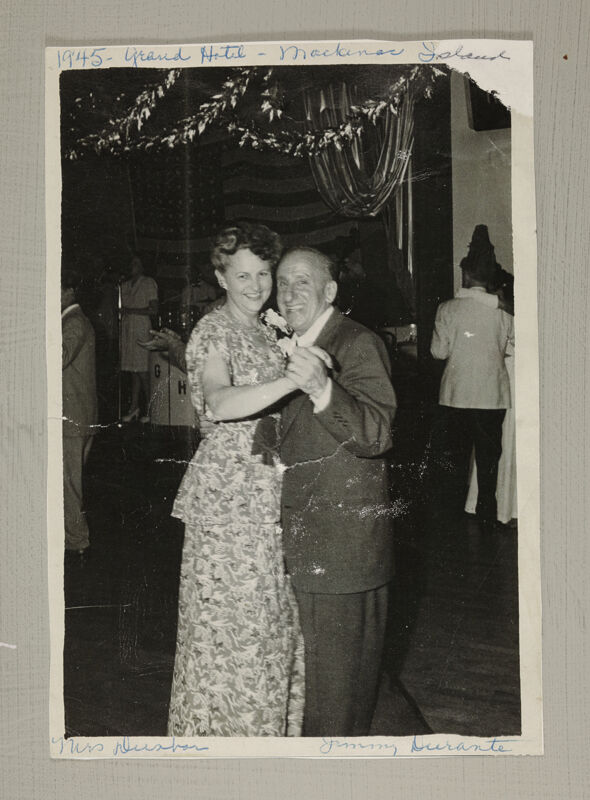 Ellena Dunbar Dancing with Jimmy Durante at Convention Photograph, July 12-17, 1946 (Image)