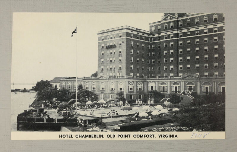Hotel Chamberlin Photograph, 1948 (Image)