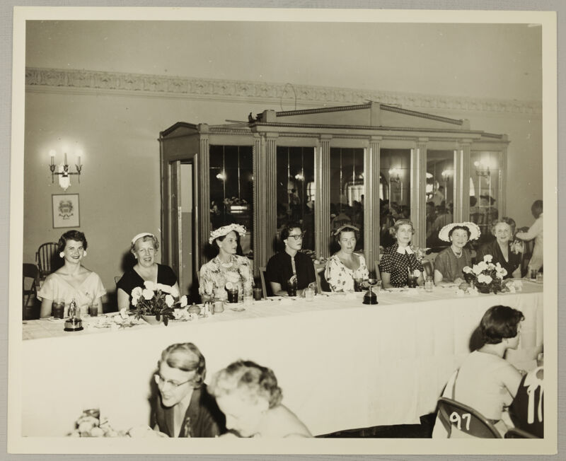 Convention Panhellenic Luncheon Head Table Photograph, July 11-16, 1954 (Image)