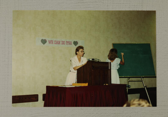 Two Phi Mus Leading Convention Workshop Photograph, July 6-10, 1986 (image)