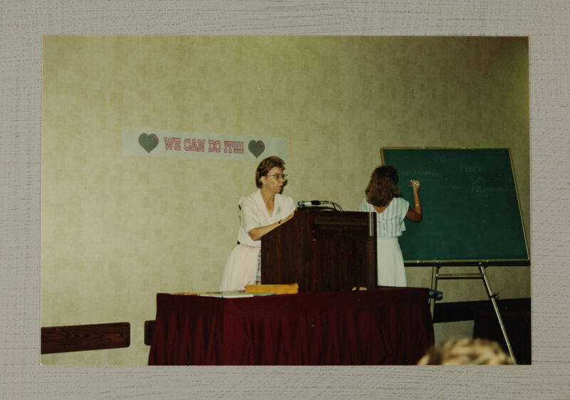 Two Phi Mus Leading Convention Workshop Photograph, July 6-10, 1986 (Image)