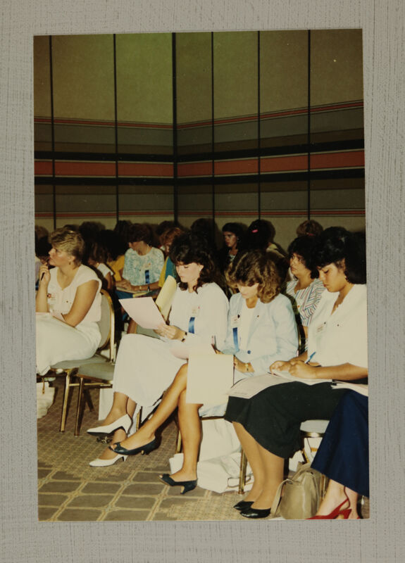 Phi Mus at Convention Workshop Photograph 1, July 6-10, 1986 (Image)