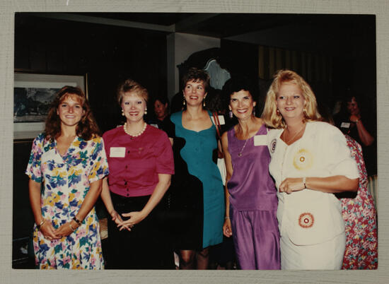 Haynes, Cox, Sachuge, Williams, and Unidentified at Convention Photograph, July 6-10, 1986 (image)