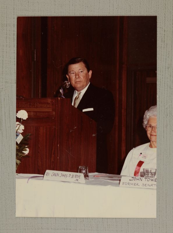 July 6-10 Unidentified Guest Speaking at Convention Photograph Image