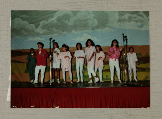 Nine Phi Mus in Convention Skit Photograph 1, July 6-10, 1986 (image)