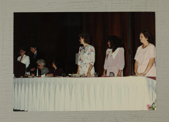 New National Council Members Being Introduced at Convention Photograph 2, July 6-10, 1986 (image)