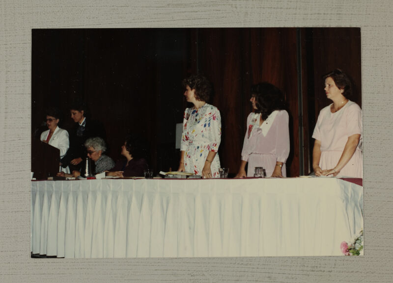 New National Council Members Being Introduced at Convention Photograph 2, July 6-10, 1986 (Image)