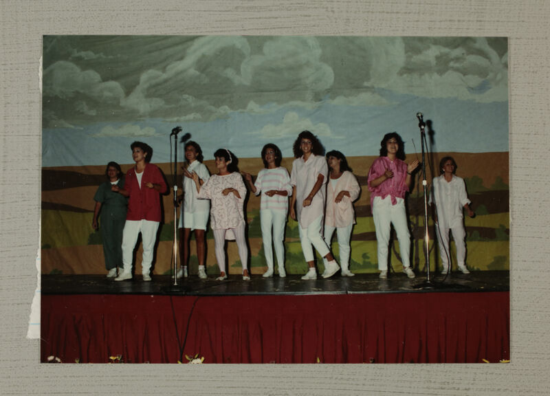 Nine Phi Mus in Convention Skit Photograph 2, July 6-10, 1986 (Image)
