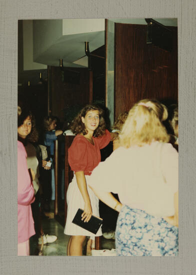 Phi Mus in Convention Registration Line Photograph 2, July 6-10, 1986 (image)