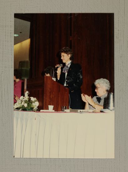 Pam Wadsworth Installed as President at Convention Photograph, July 6-10, 1986 (image)