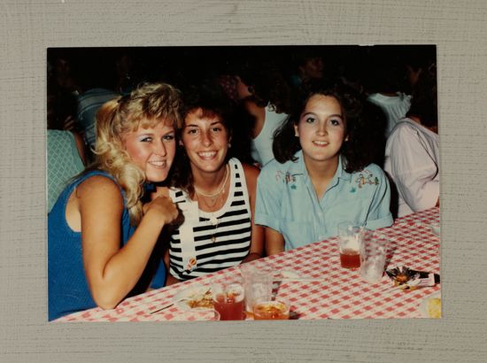 Gayle, Kindred, and Price at Convention Picnic Photograph, July 6-10, 1986 (image)