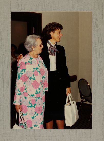 Polly Freear and Pam Wadsworth at Convention Photograph, July 6-10, 1986 (image)