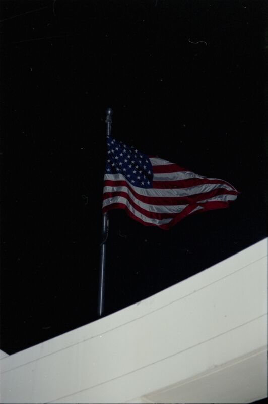 John Fitzgerald Kennedy Memorial Flag Negative 1, July 6-10, 1986 (Image)