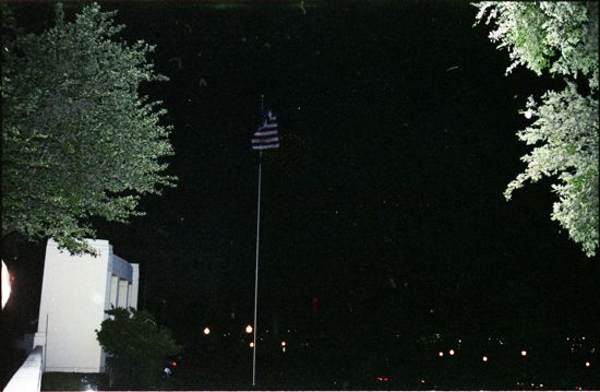 John Fitzgerald Kennedy Memorial Flag Negative 2, July 6-10, 1986 (image)