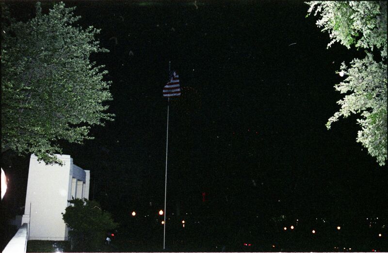 John Fitzgerald Kennedy Memorial Flag Negative 2, July 6-10, 1986 (Image)