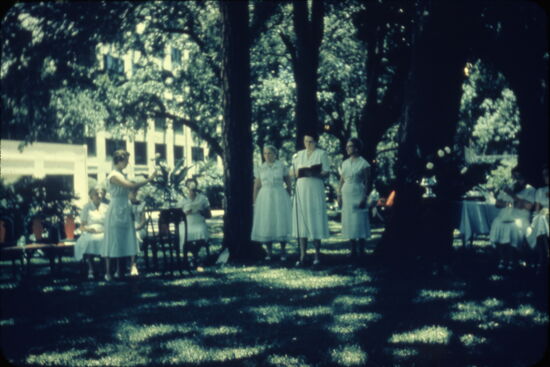 Phi Mus Leading Outdoor Convention Service Slide, June 24-30, 1956 (image)