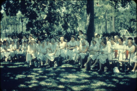 Phi Mus During Outdoor Convention Service Slide, June 24-30, 1956 (image)