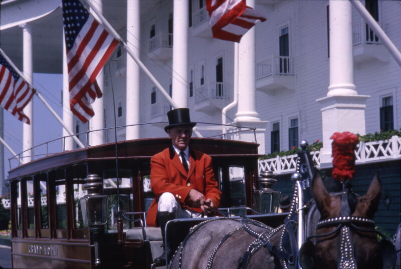 Grand Hotel Carriage Driver Slide, July 3-7, 1964 (Image)