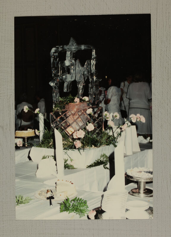 Convention Dessert Reception Ice Sculpture Photograph, July 1-5, 1988 (Image)