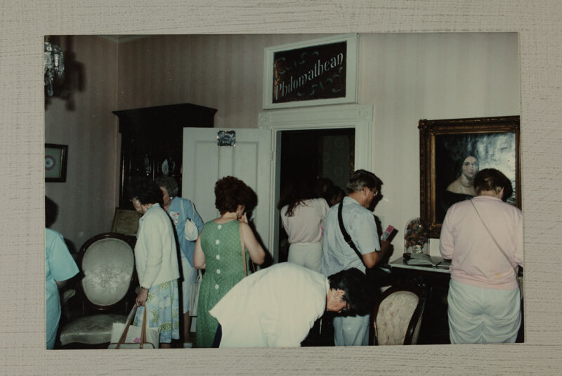 Phi Mus Tour Philomathean Room Photograph 2, July 1-5, 1988 (Image)