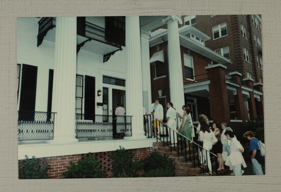 Phi Mus Entering Cannonball House Photograph, July 1-5, 1988 (image)