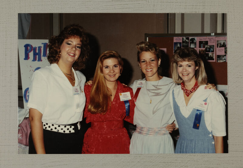 Group of Four by Convention Exhibits Photograph, July 1-5, 1988 (Image)