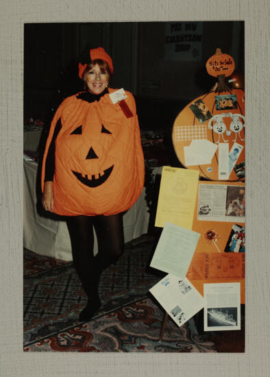 Dusty Manson in Pumpkin Costume at Convention Photograph, July 1-5, 1988 (image)