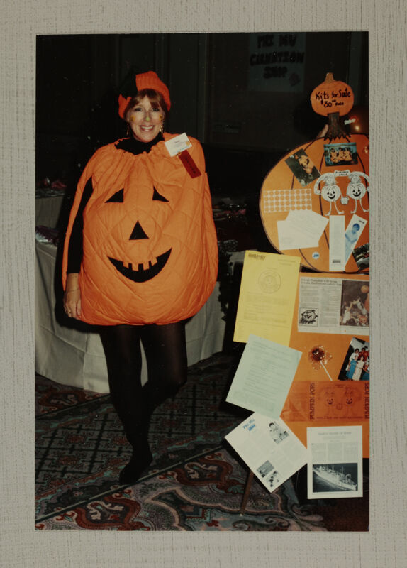 Dusty Manson in Pumpkin Costume at Convention Photograph, July 1-5, 1988 (Image)