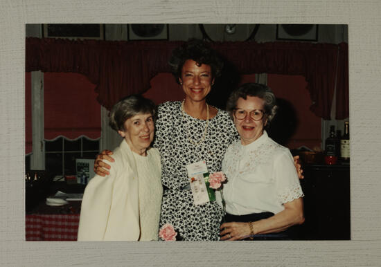 Peterson, Wadsworth, and Pugh at Convention Photograph, July 1-5, 1988 (image)